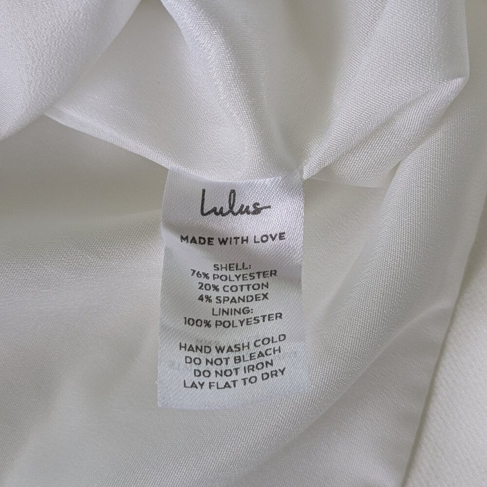 Lulus Dinah White One-Shoulder Dress - Picture 6 of 6